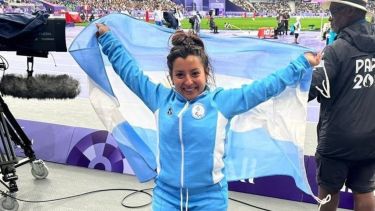 La atleta de Entre Ríos logró el primer podio para la delegación Albiceleste en París 2024.