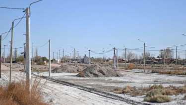 En lotes con infraestructura de Suelo Urbano construirán las 31 viviendas para las familias que se reubicarán del barrio Mariano Moreno. Foto: Florencia Salto