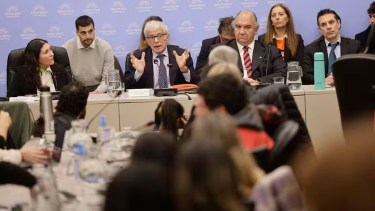 Cúneo Libarona en Diputados. 