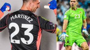 Dibu Martínez cambió su número en Aston Villa y usará el mismo que en la Selección Argentina