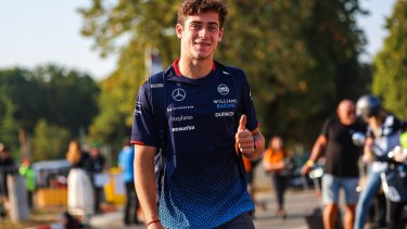 Franco Colapinto quedó en la 17° posición tras las primeras pruebas en Monza.