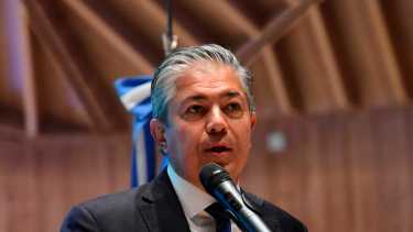 Rolando Figueroa se refirió al recorte en obras públicas de Javier Milei Foto: Cecilia Maletti. 