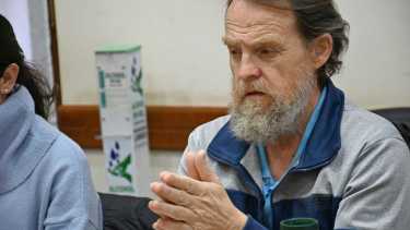 Marcelo Guagliardo, secretario general de ATEN, cuestionó la oferta salarial del Gobierno de Neuquén. (Foto: Florencia Salto).