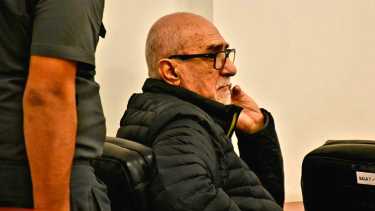 Ricardo Soiza insistió con su inocencia, al hablar en la audiencia del viernes. (Matías Subat)