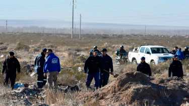 Buscan a Luciana en la meseta de Neuquén. Foto: Matias Subat