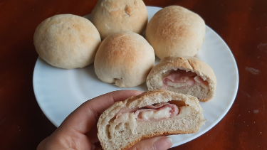 El paso a paso de estos pancitos rellenos super fáciles de hacer