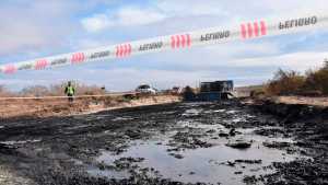 Incendio de un camión en Vaca Muerta: qué era el líquido que transportaba