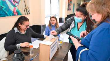 Asspur ya vota por primera vez en su historia, con urnas en los hospitales de Río Negro. Foto: Marcelo Ochoa