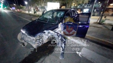 El accidente ocurrió en Ruta 22 y Avenida Mosconi. Foto: Gentileza Policía de Neuquén . 