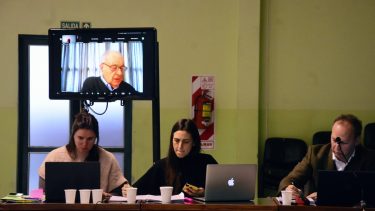 El ex fiscal federal Pedro Duarte finalizó la indagatoria en la 7ma jornada (foto Cecilia Maletti)