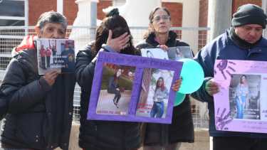 Video | Crimen en Mainqué: el desgarrador grito de «justicia» durante la marcha por Sabina Antonella Silva