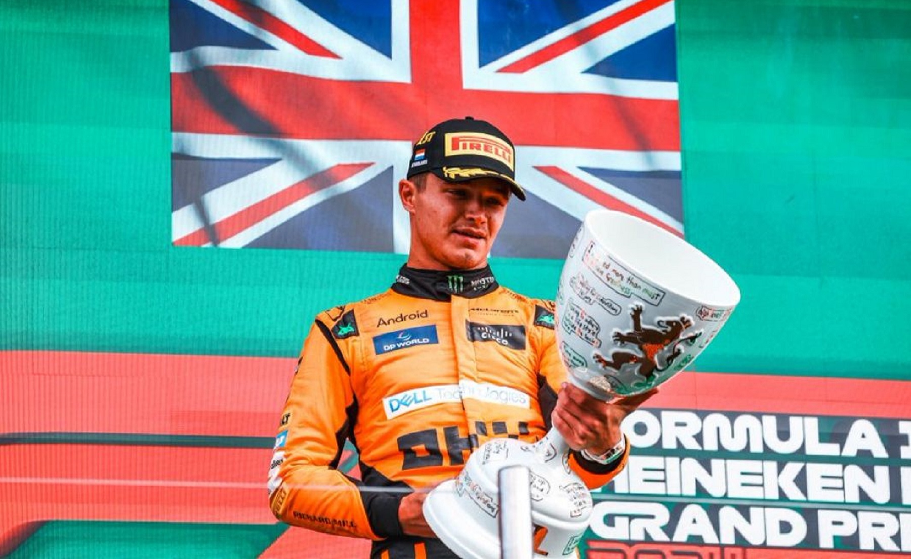 Lando Norris se quedó con el Gran Premio de Países Bajos.