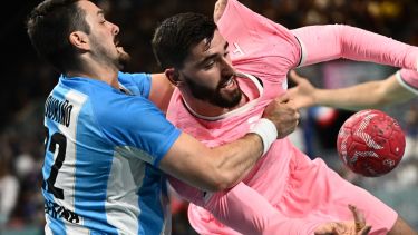 Los Gladiadiores dejaron todo ante los locales, pero sumaron su cuarta caída en los Juegos. (AFP)