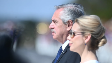 Fabiola Yañez y Alberto Fernández.