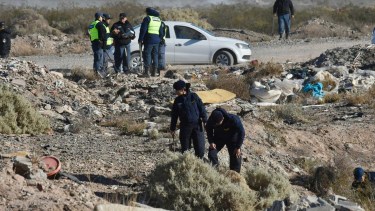 Búsqueda de Luciana Muñoz en Neuquén. Foto: Matías Subat