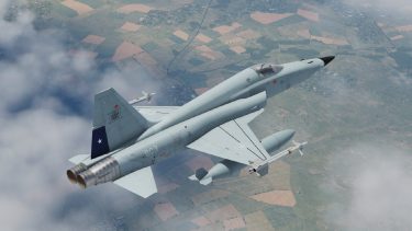 Chile desplegó aviones caza en la frontera con Argentina.