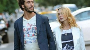 Luciano Cáceres y Gloria Carrá