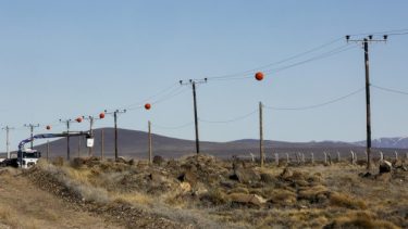 El Ente Provincial de Energía del Neuquén, EPEN, realizó un tendido para poder energizar el aeropuerto de Zapala (Neuquén Infoma)