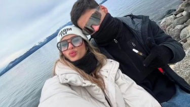 Julieta Poggio no pudo ocultar su amor y se besó en público con Fabrizio Maida.