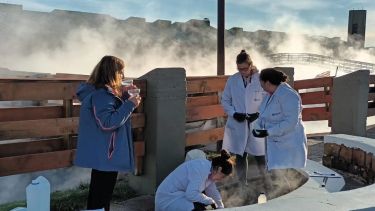Expertos analizaron las aguas del lago Caviahue y determinaron sus potencialidades curativas