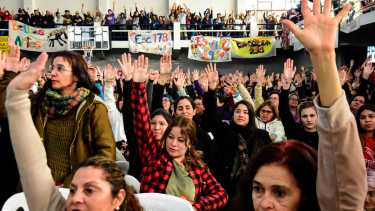 Asambleas de ATEN. Foto Cecilia Maletti. 