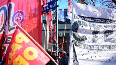 Organizaciones sociales en Casa de Gobierno. Foto: Cecilia Maletti. 