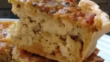 Tarta de pollo y quinoa con masa sin TACC