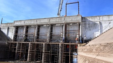 La mayor parte de la obra se realizó en la bocatoma del canal principal. Foto: Marcelo Ochoa.