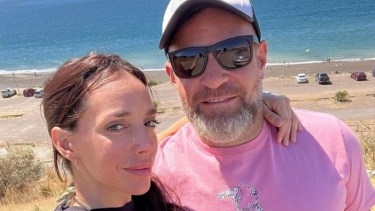 Tamara Pettinato y su novio