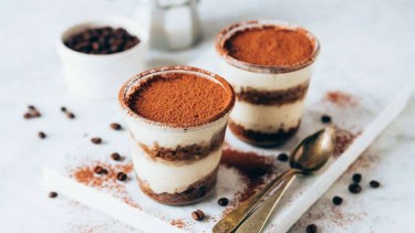 Tiramisú saludable, súper fácil y sin cocción