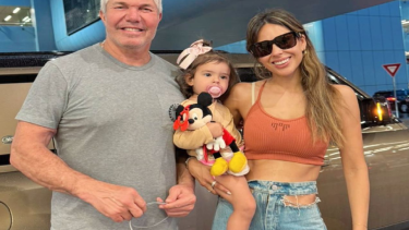 Barby Franco y Fernando Burlando de vacaciones en Disney. 