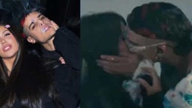 Ca7riel y Wanda Nara a los besos: así fue la reacción de los fans de Icardi