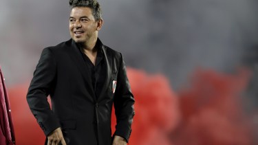Marcelo Gallardo llegará a los cien partidos dirigidos en Copa Libertadores. Foto: FBaires. 

