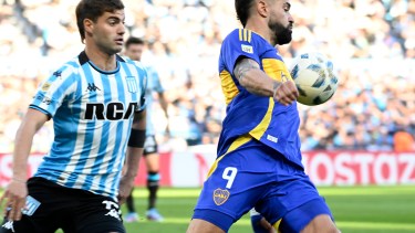 Giménez marcó el tanto de Boca, marcado por Sosa de lo mejor en Racing. Fotobaires