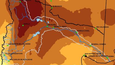 Viento de hasta 110 km/h: el mapa de las ráfagas que afectan a Neuquén y Río Negro, este jueves