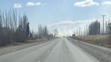 Humo en Ruta 151. Crédito radio Seny