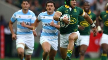 Imparables. Así estuvieron los sudafircanos en el último partido del torneo. (AP)