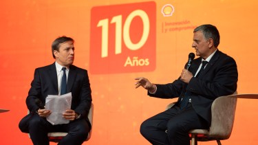 El CEO de la empresa, Horacio Marín, participó del aniversario de Shell en el país. Foto: gentileza. 
