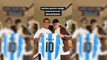 Dybala y Bizarrap Foto: redes sociales

