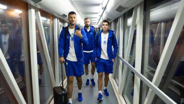 El Huevo Acuña tiene chances de ser titular ante Colombia. Rulli y Pezzella, al banco. (@argentina)