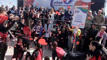Desfile por el 120 aniversario de Neuquén en fotos: gran participación en el primer día de celebración