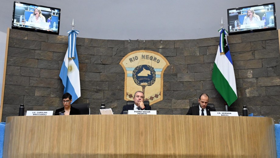 El vicegobernador Pesatti encabezará este jueves una sesión legislativa, tras el quiebre con Weretilneck. Archivo
