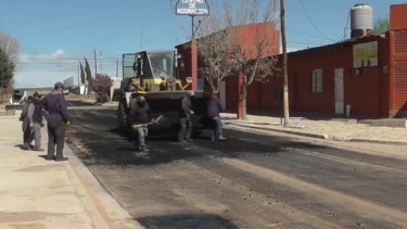 La pavimentación llegó al barrio Centenario (Foto: gentileza)