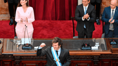 Javier Milei en la mira por la estafa cripto. Foto: archivo. 