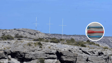 El proyectil, encontrado en Paso Córdoba, fue detonado de manera controlada por la Brigada de Explosivos de Roca.