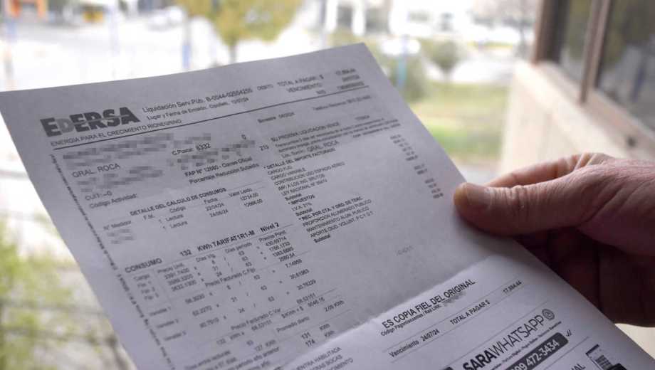 El EPRE revisará los conceptos municipales en las boletas de luz. Foto: Andrés Maripe