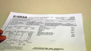 Boleta de la luz en Río Negro. Archivo