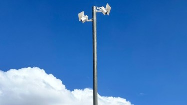 Las camaras se encuentran en Autovía Norte y Los Paraísos. Foto: Gentileza. 