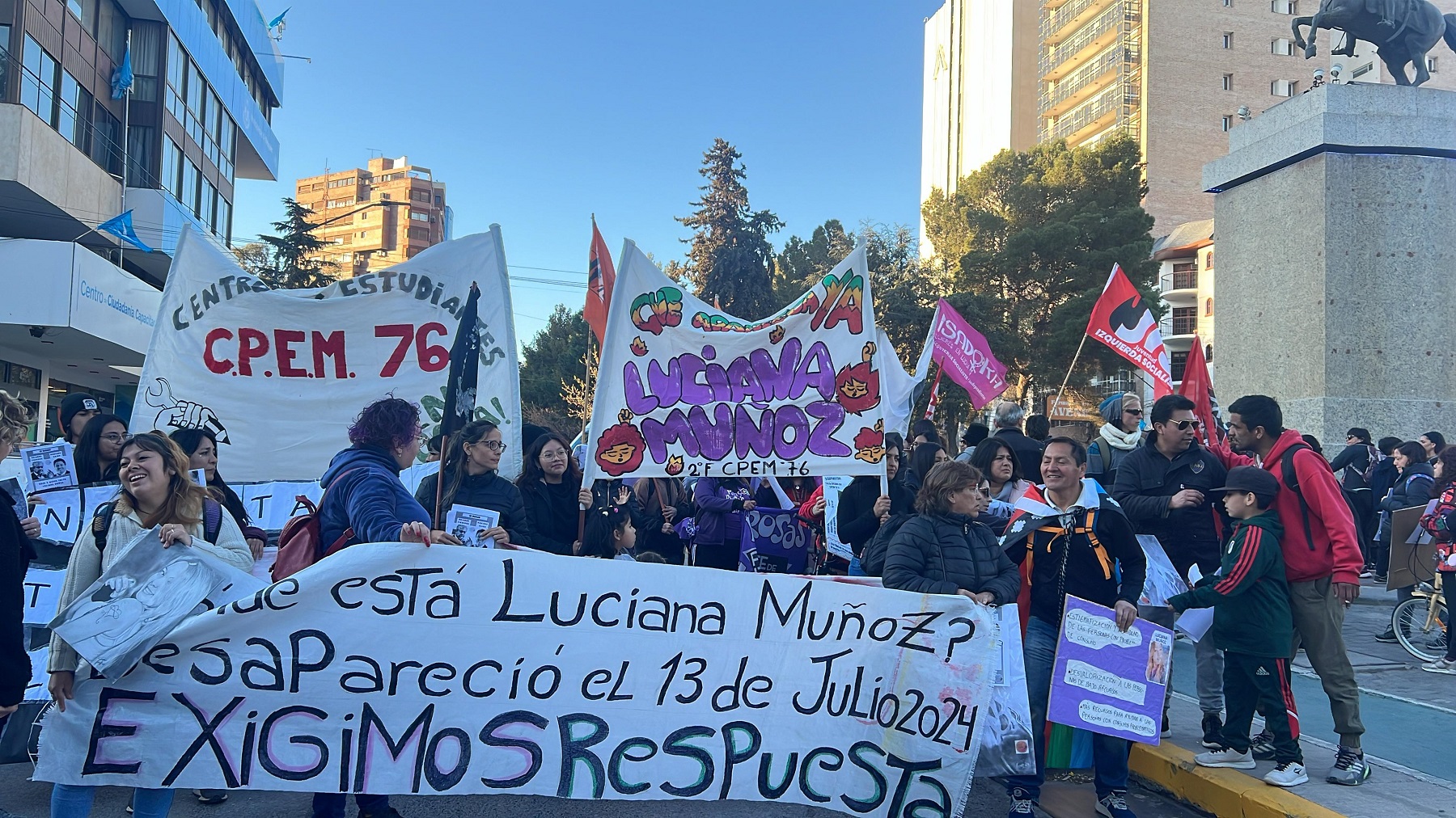 Nueva marcha por Luciana Muñoz en Neuquén. Foto: archivo. 