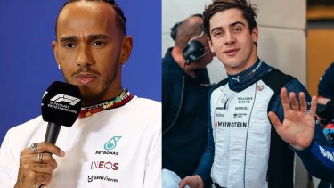 Franco Colapinto finalizó octavo en el GP de Azerbaiyán y Lewis Hamilton lo llenó de elogios.